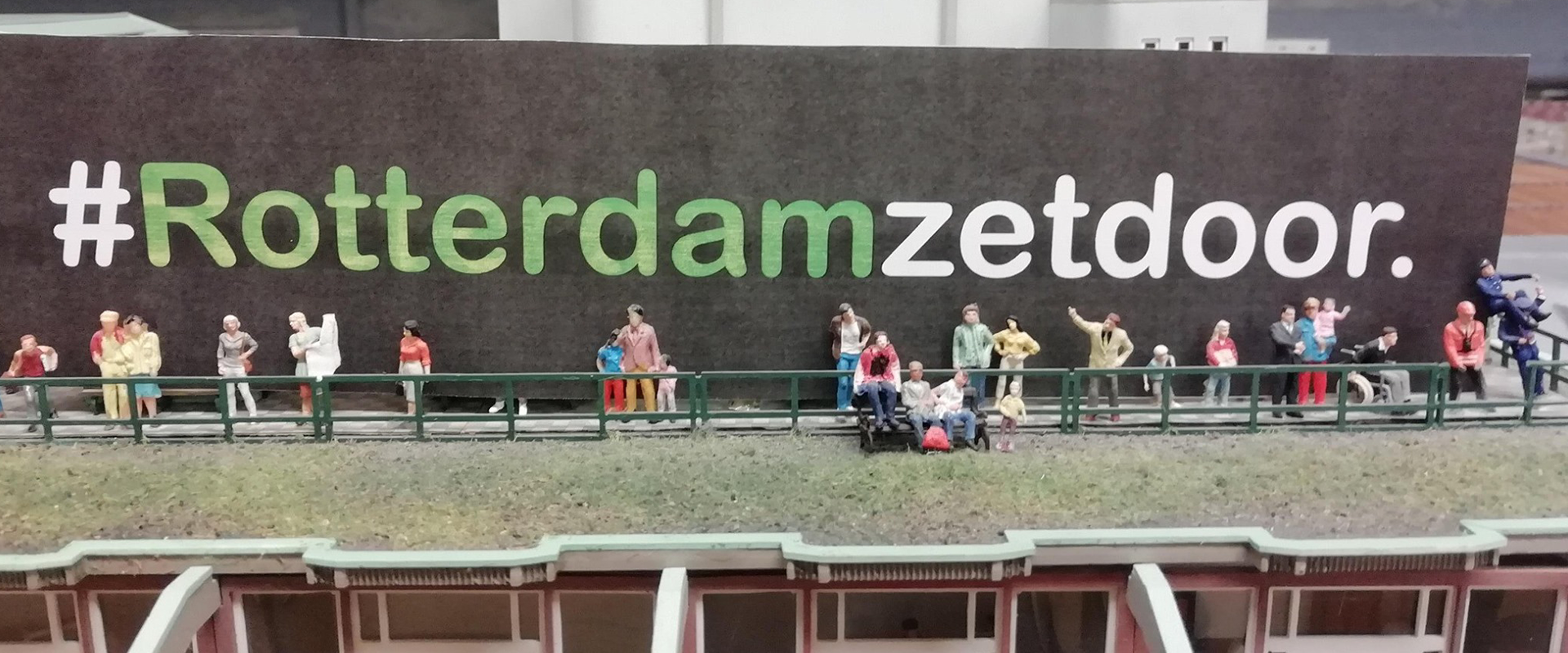 Miniatuuropstelling in Miniworld Rotterdam